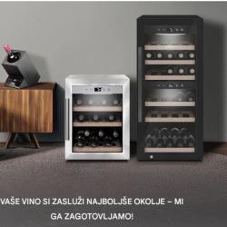 Vinske vitrine in hladilnik za eno steklenico zagotavljajo idealne pogoje za shranjevanje in serviranje vina pri optimalni temperaturi.