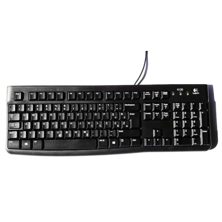Tipkovnica Logitech MK120 USB + miška, črna_2
