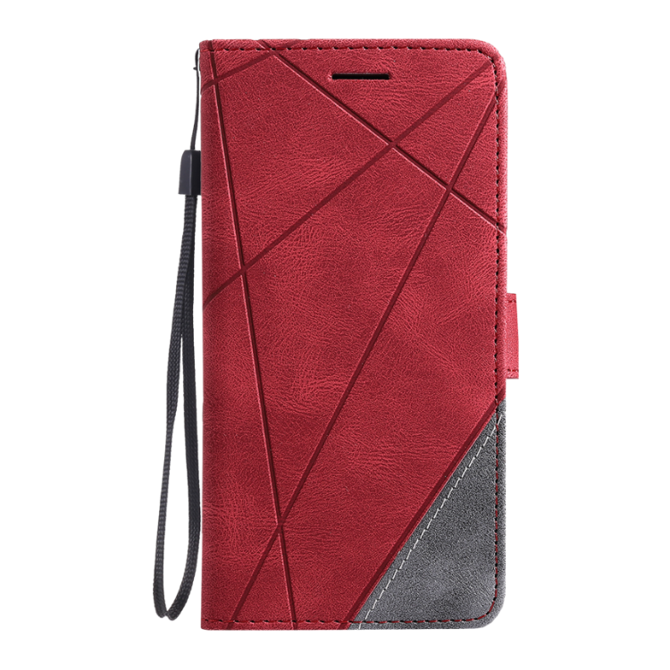 Preklopna torbica (WLGO-Lines) za Xiaomi 14T, rdeča