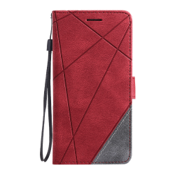 Preklopna torbica (WLGO-Lines) za Xiaomi 14T, rdeča