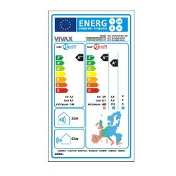 Klima Vivax R+ Design, 3,5kW, silver mirror, z montažo_6