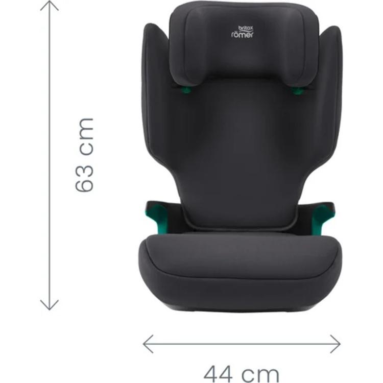 Avtosedež Britax Römer i-size 100-150 cm Adventure Plus 2, midnight grey