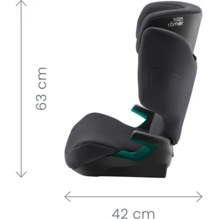 Avtosedež Britax Römer i-size 100-150 cm Adventure Plus 2, midnight grey