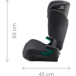 Avtosedež Britax Römer i-size 100-150 cm Adventure Plus 2, midnight grey