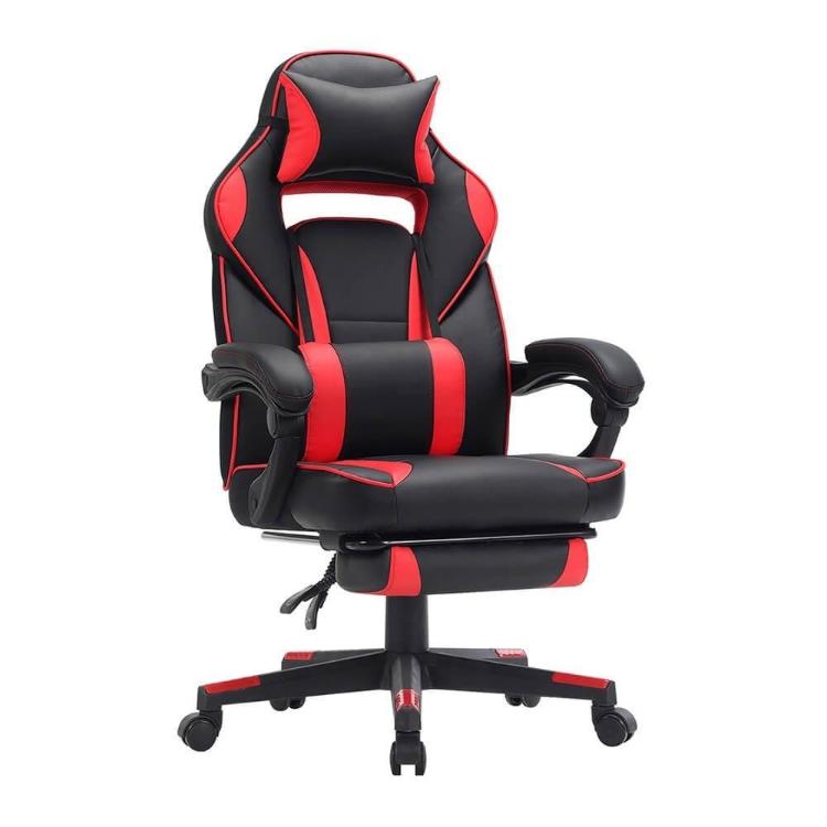 Gaming stol Songmics OBG73BRV1, črno-rdeč