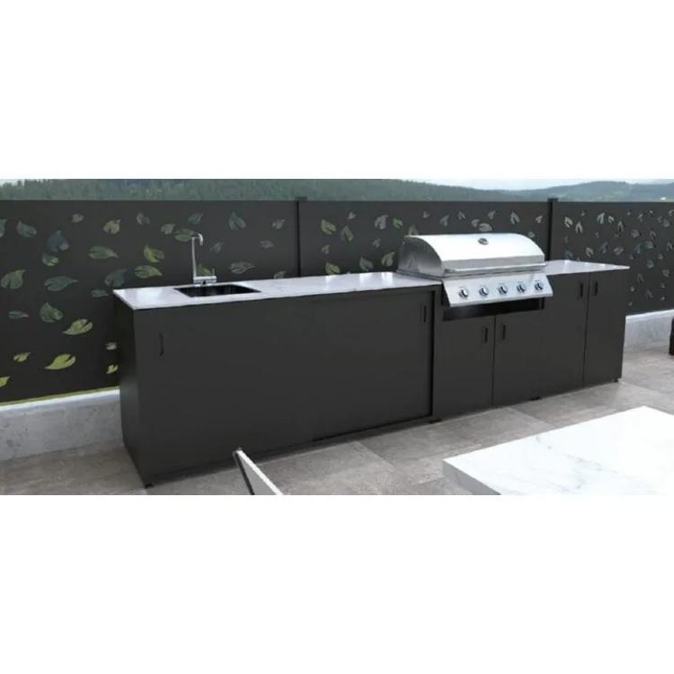 Letna kuhinja - Kotni ali samostojen element Palram, antracit, 127 x 63 x 92 cm