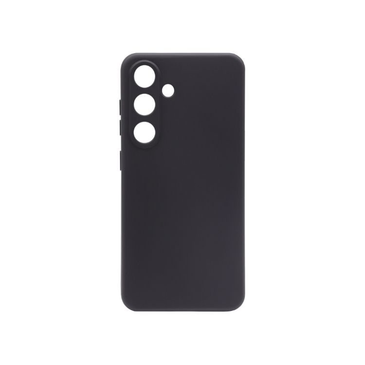 Samsung Galaxy S25 - Gumiran ovitek (TPU) - črn MATT