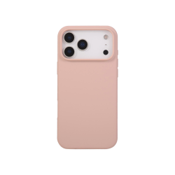 Eleganten nežno roza gumiran ovitek za iPhone 17 Pro Max