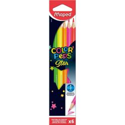 Barvice Maped Color'peps Fluo, 3 robe 6/1