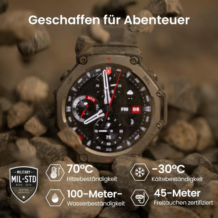 Pametna ura Amazfit T-REX 3, siva