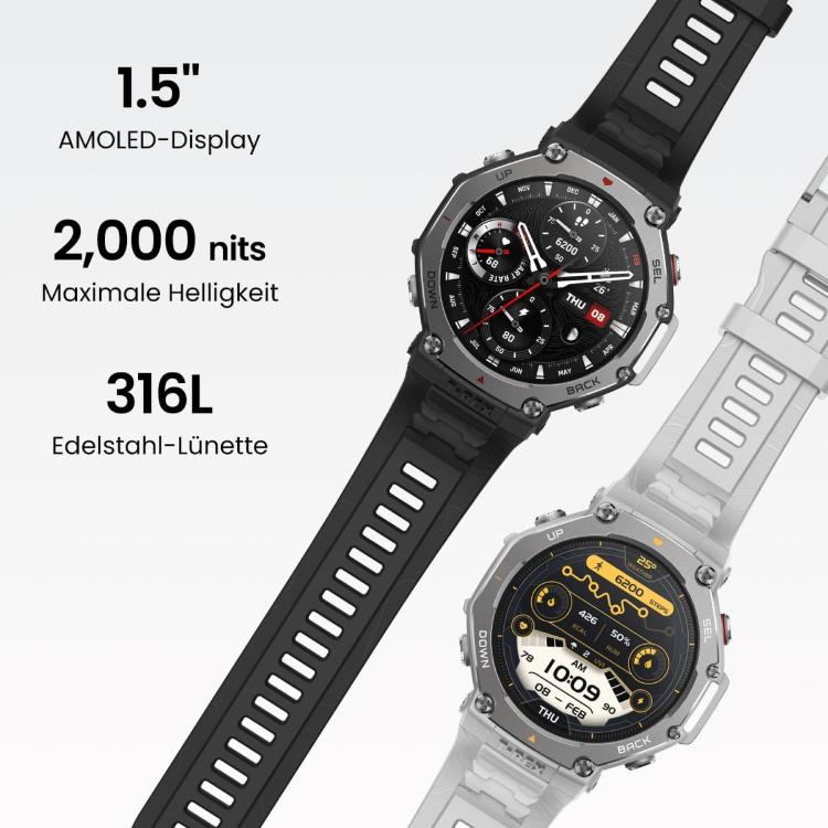 Pametna ura Amazfit T-REX 3, siva