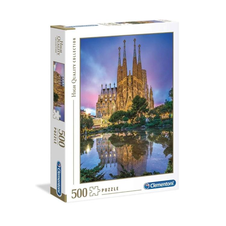 Sestavljanka Clementoni High Quality Collection- Barcelona (Sagrada Familia) 35062, 500 kosov_1