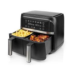 Cvrtnik na vroči zrak Nedis KAAFD350EBK, 2x 3,8l, 2850 W
