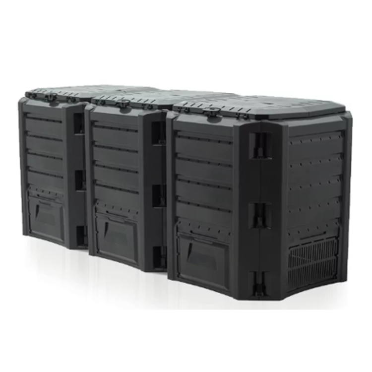 Kompostnik module, 1200 l, črn
