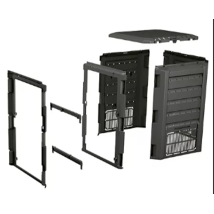 Kompostnik module, 1200 l, črn