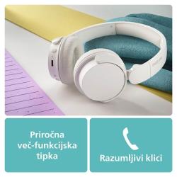 Brezžične slušalke Philips TAH4209WT, bele