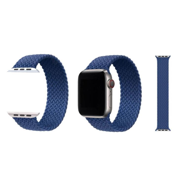 Najlonski pašček Chic (vel.L) za Apple Watch (42/44/45 mm), moder, dolžina 17 cm_1