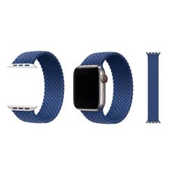 Najlonski pašček Chic (vel.L) za Apple Watch (42/44/45 mm), moder, dolžina 17 cm_1