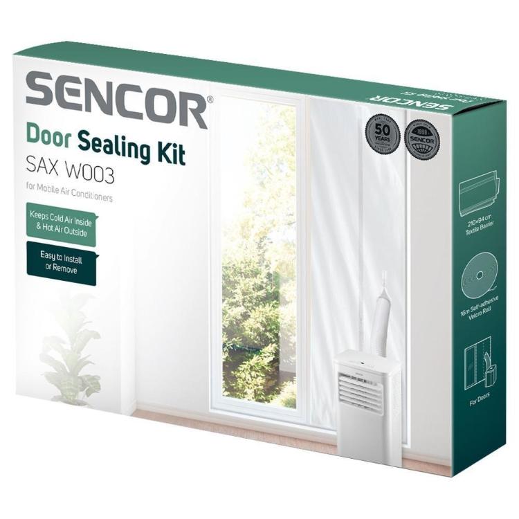 Embalaža Sencor Door Sealing Kit SAX W003 za tesnjenje vrat pri uporabi prenosne klimatske naprave