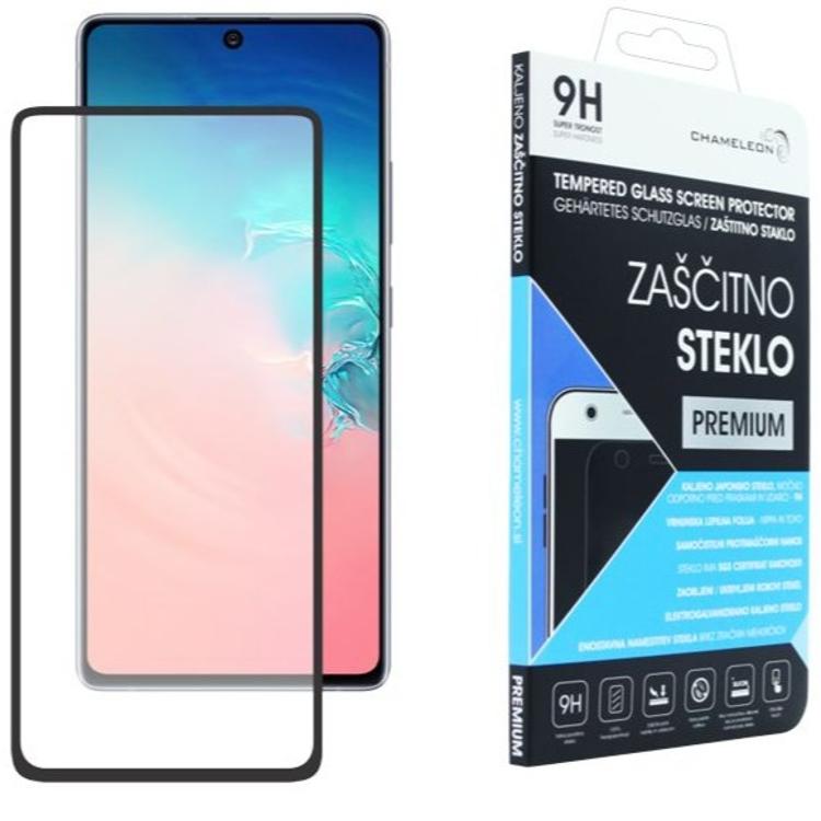 Samsung Galaxy S10 Lite, zaščitno steklo Premium, črno do roba (0,30)_1