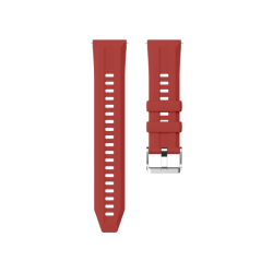  Rdeč silikonski pašček z mat površino in zračnimi odprtinami, za uro Huawei Watch GT6 Pro (46mm) (22mm).