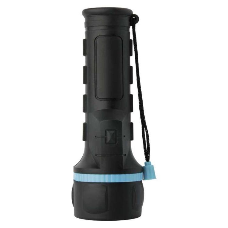 Ročna LED svetilka Emos 3 LED, 20 lm, 2×D, gumijasta
