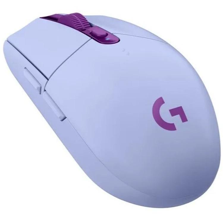 Brezžična miška Logitech G305, gaming, vijolična