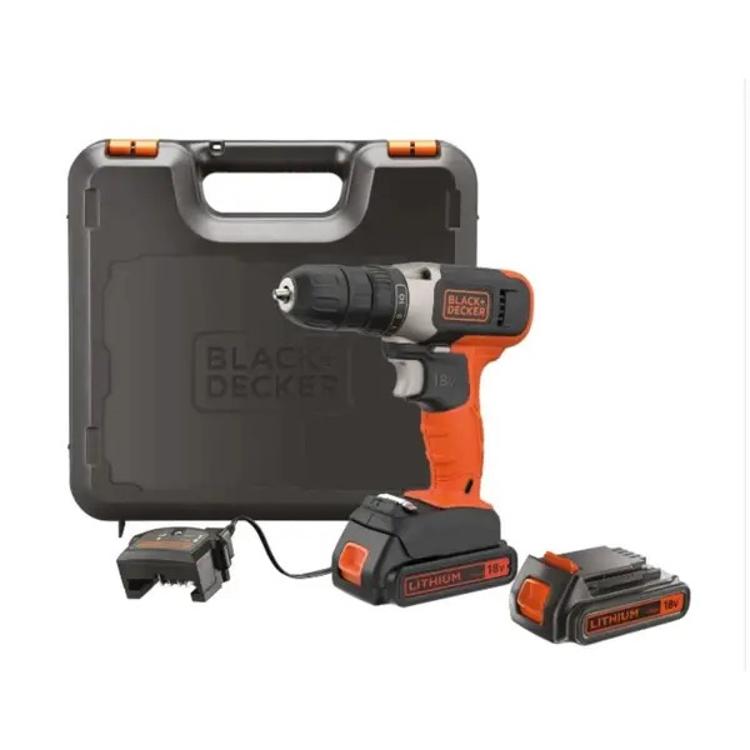 Akumulatorski vrtalnik Black&Decker, 18 V, 2X 1,5Ah