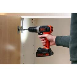 Akumulatorski vrtalnik Black&Decker, 18 V, 2X 1,5Ah