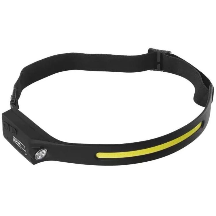 Naglavna polnilna LED svetilka Emos, 380 lm, Li-Pol 1200 mAh