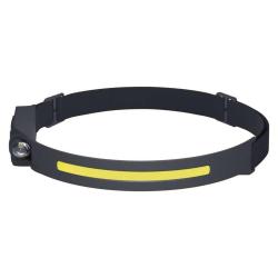 Naglavna polnilna LED svetilka Emos, 380 lm, Li-Pol 1200 mAh