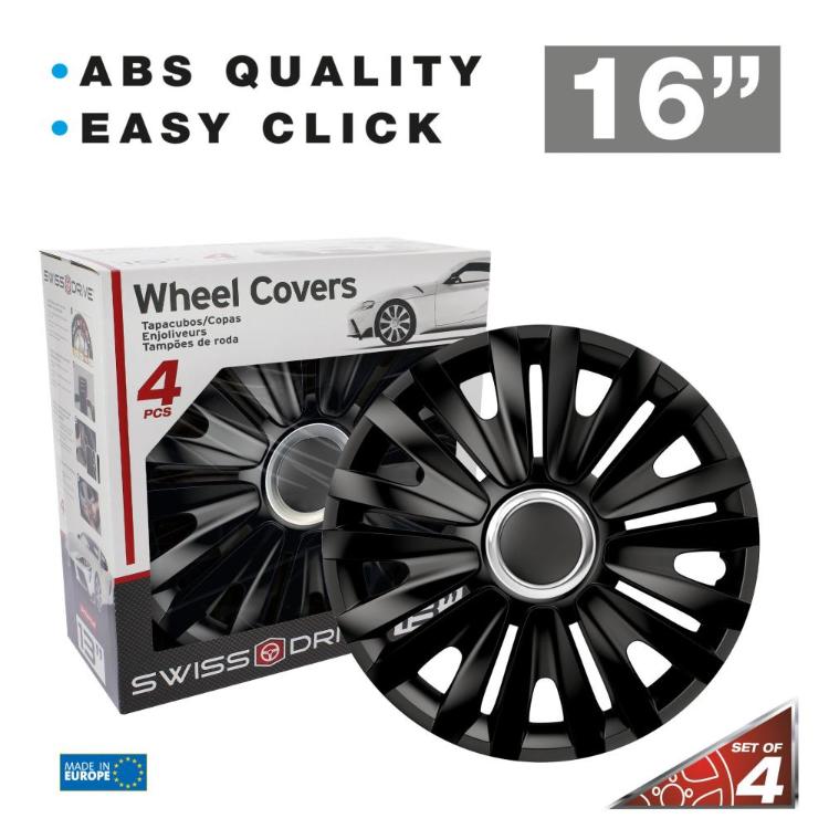 Set pokrovov in embalaža; napis ABS QUALITY, EASY CLICK ter oznaka velikosti 16"