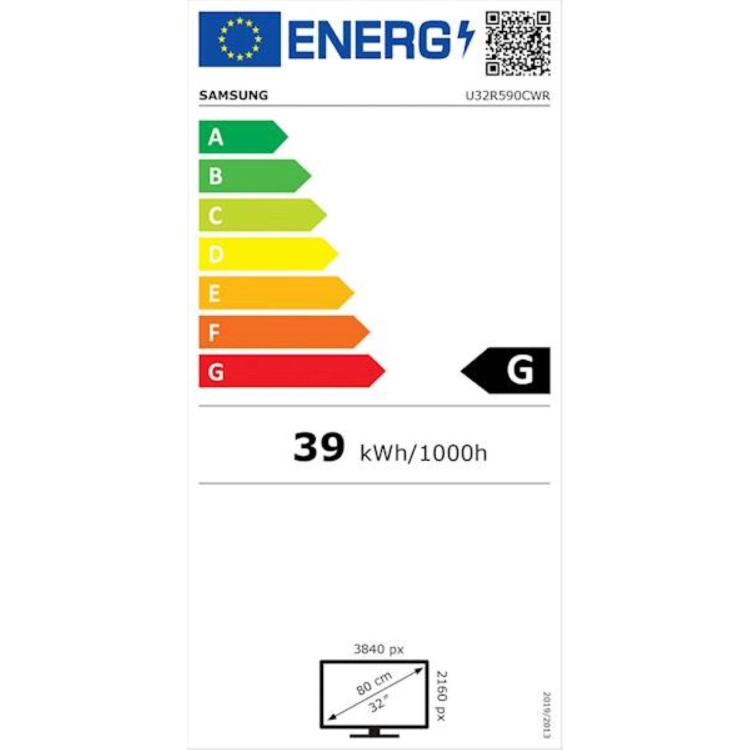 Samsung monitor U32R590CWR, 32", 3840x2160, HDMI, DP_4