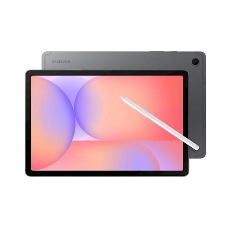 Samsung Galaxy Tab S10 Lite SM-X400 v sivi barvi s priloženim pisalom S Pen.