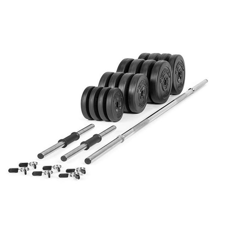 Uteži s palico 60 kg, komplet, Gymstick_3