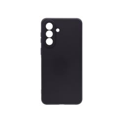 Prosojen zaščitni ovitek za Samsung Galaxy A57 5G v črni barvi brez označenega magnetnega kroga.