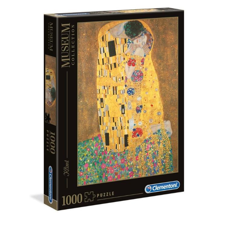 Sestavljanka Clementoni High Quality Collection- Klimt: The Kiss 31442, 1000 kosov