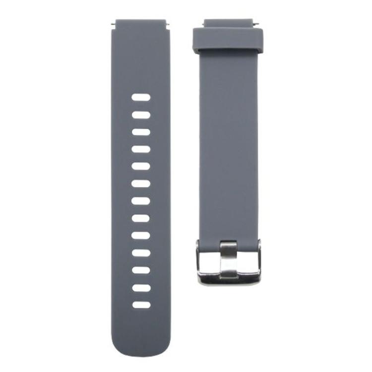 Silikonski pašček 18 mm, siva, za pametno uro_1