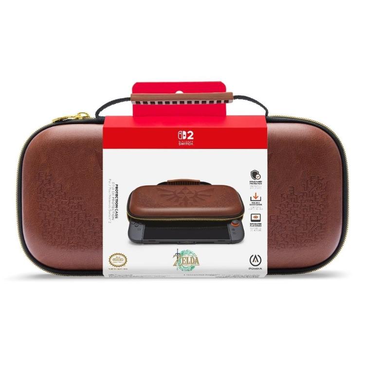 Torbica z licenciranim zaščitnim etuijem za Nintendo Switch 2 Zelda: grb Hylianov