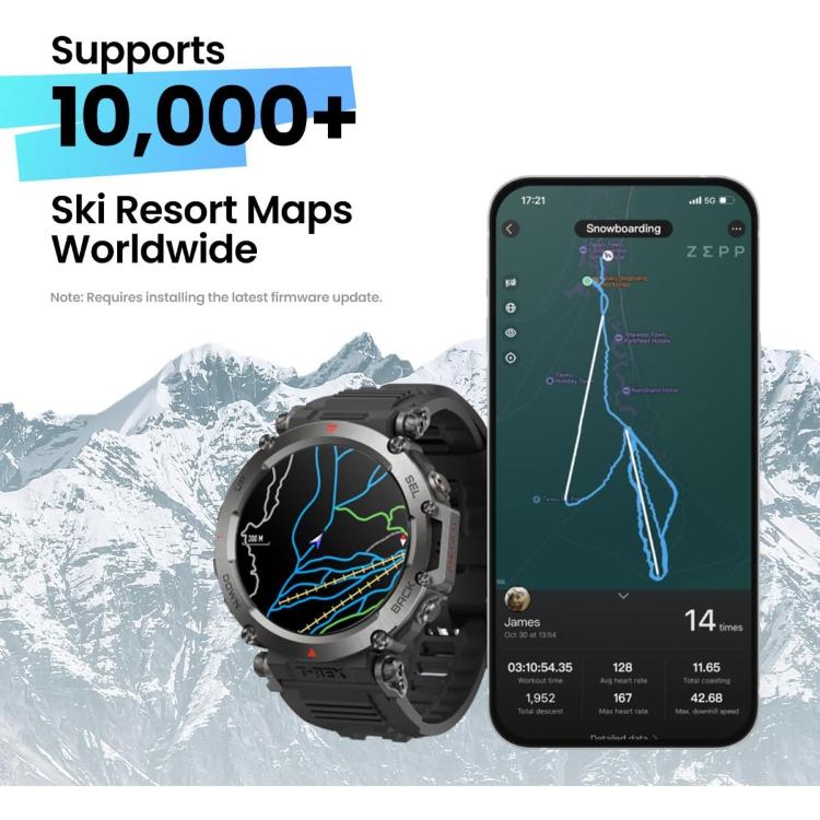 Pametna ura AmazFit T-REX Ultra, bež