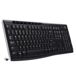 Logitech K270 brezžična tipkovnica črna slo 