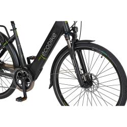 Električno kolo EcoBike X-Cross trekking, 14,5 Ah, 522 Wh, Črna