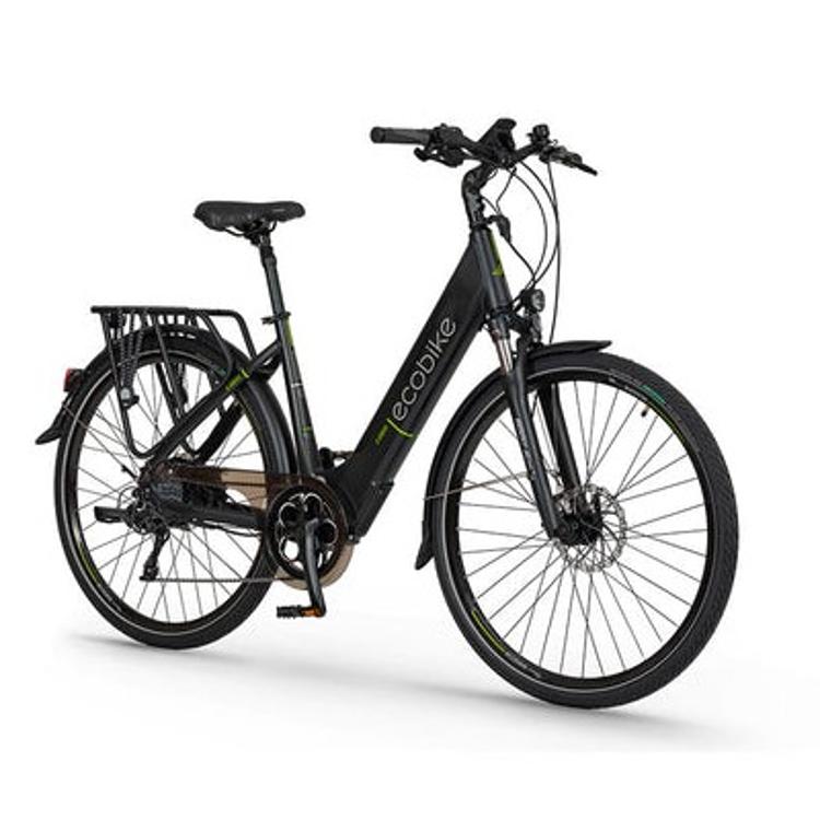 Električno kolo EcoBike X-Cross trekking, 14,5 Ah, 522 Wh, Črna