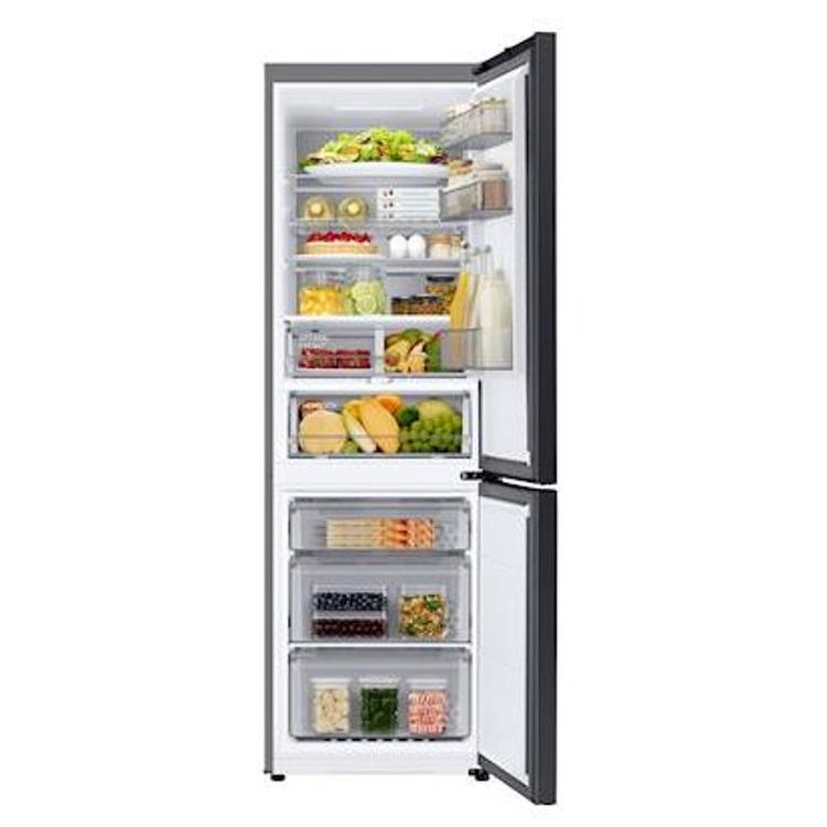 Hladilnik z zamrzovalnikom Samsung Bespoke RB34C7B5E12/EF, 185 cm, E, 334 l, bela
