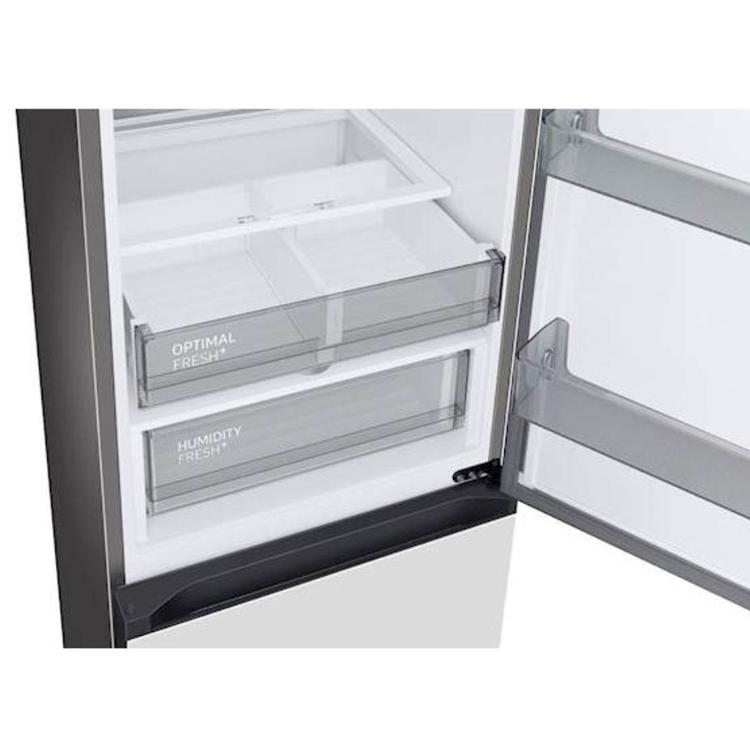 Hladilnik z zamrzovalnikom Samsung Bespoke RB34C7B5E12/EF, 185 cm, E, 334 l, bela