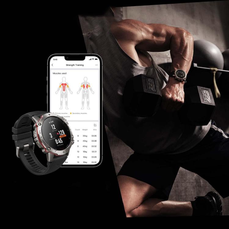 Pametna ura AmazFit Falcon Titanium, črna