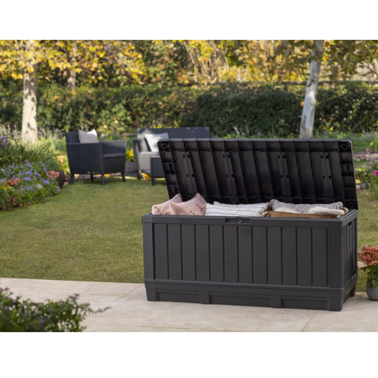 Zaboj za blazine Kentwood 350 l, siva