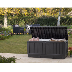 Zaboj za blazine Kentwood 350 l, siva