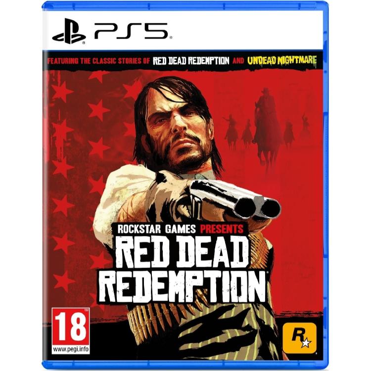Red Dead Redemption za PlayStation 5 igralca popelje v svet Divjega zahoda, kjer kot izobčenec John Marston lovi nekdanje člane svoje tolpe v odprtem svetu polnem nevarnosti.
