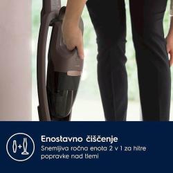 Pokončni baterijski sesalnik 2 v 1 Electrolux ES52AB25WB, 25,2 V